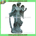 brass western religious angel statue for sale